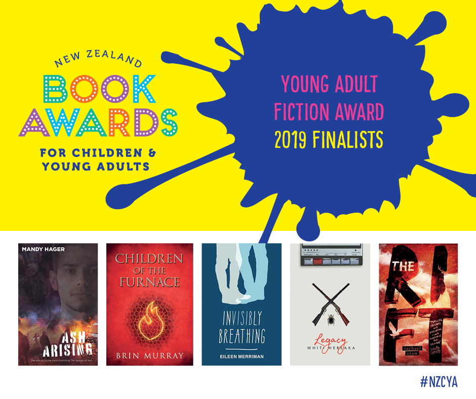 Invisibly Breathing Short Listed for NZ Children and Young Adult Book